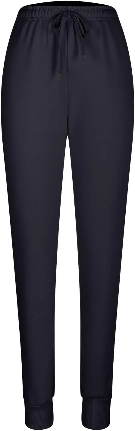 Women Sweatpants Lounge High Waisted Jogger Sweat Pants Baggy Drawstring Elastic Straight Leg Bottoms Trousers