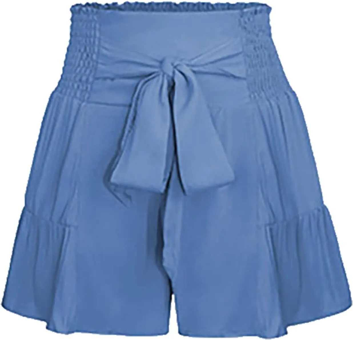 Women's Cute Skirts Ruffle Flowy Mini Skirts Comfy High Waist Flared Casual Beach Short Skirts Trendy Pleated Skirts