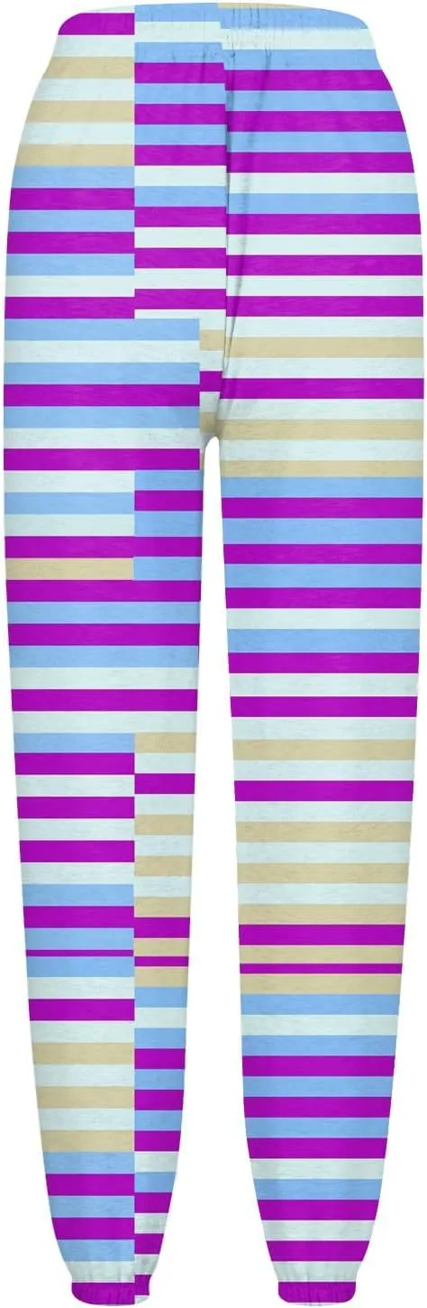 Womens Fall Fashion 2024 Casual Baggy Fleece Sweatpants High Waisted Workout Active Joggers Pants Lounge Bottoms