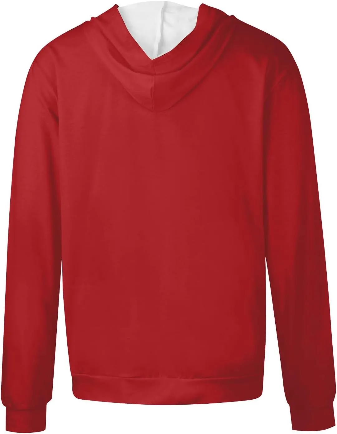 Women's Fashion Zipper Hoodie Long Sleeve Hooded Pullover Sweatshirt Casual Solid Color Tops With Pockets