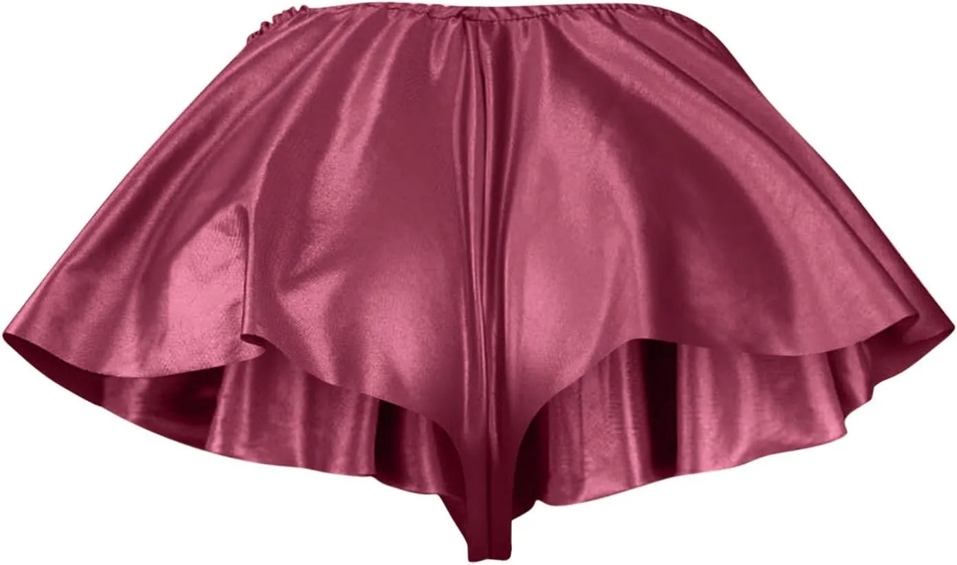 Women's Faux Leather Skirts Pleated Mini Skirts Low Waist Party Skirt Trendy Nightclub Skirt A Line Summer Skirts