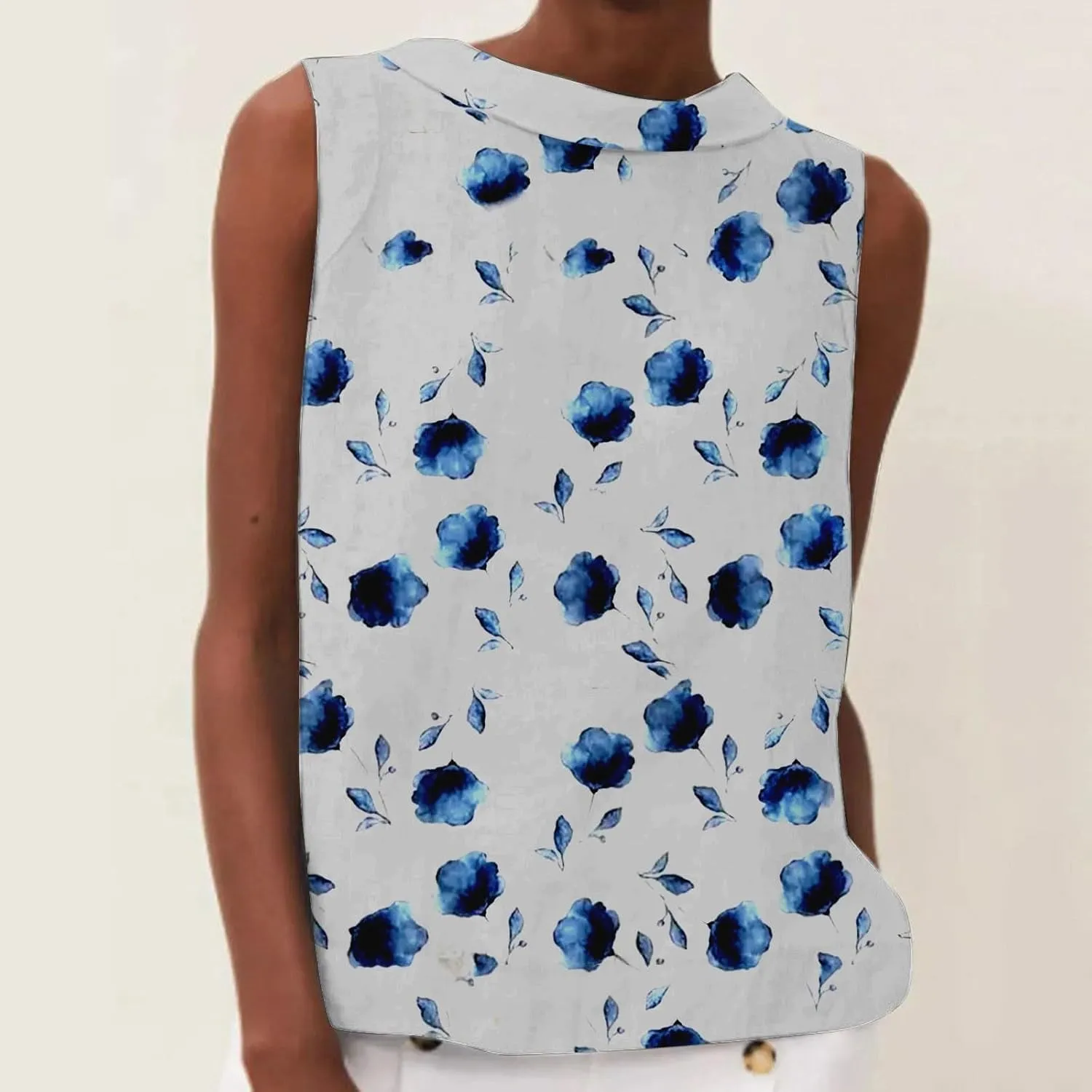 Womens Linen Crop Tank Tops Casual Cute Summer Sleeveless Shirts Cropped Cotton Linen Tops Loose Fit Blouse Vest