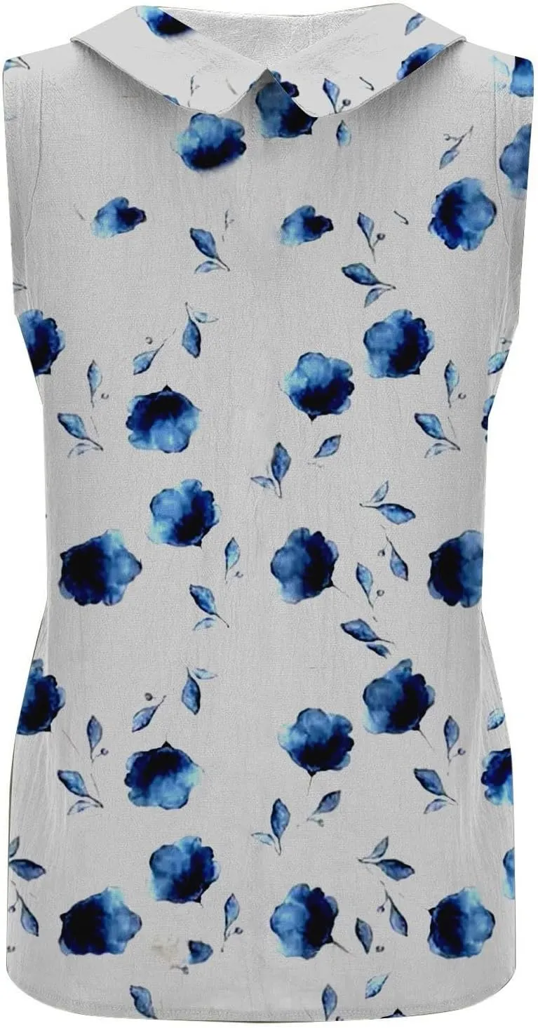 Womens Linen Crop Tank Tops Casual Cute Summer Sleeveless Shirts Cropped Cotton Linen Tops Loose Fit Blouse Vest