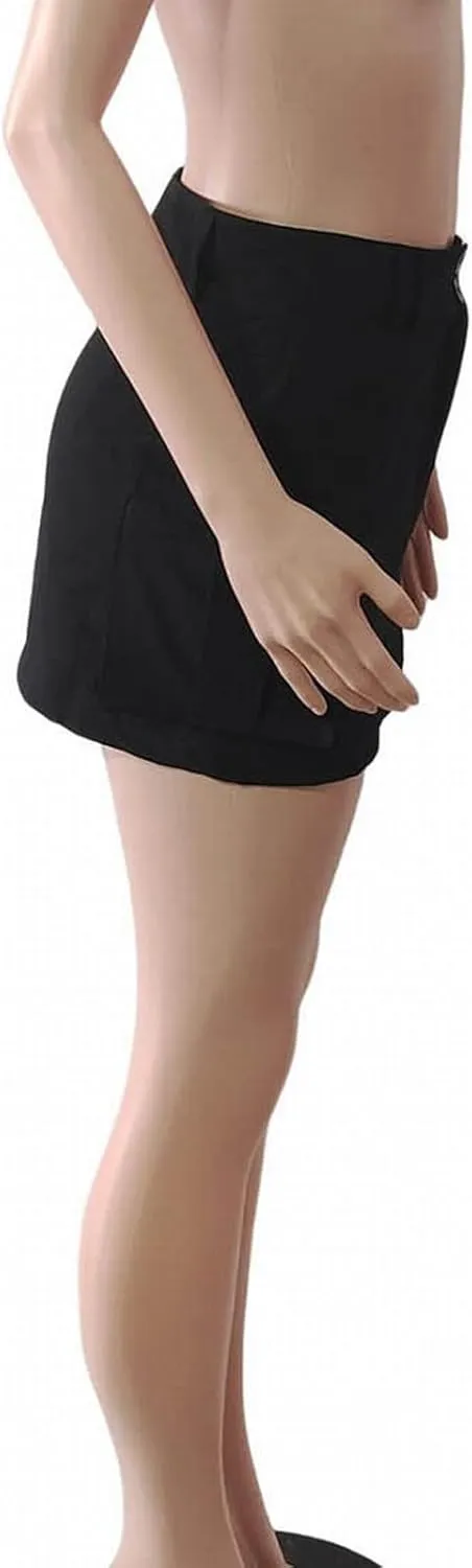 Women's Mini Skirt Women Casual High Waist Mini Skirt Bodycon Pleated Skirts Holiday Dress A Line Skirts with