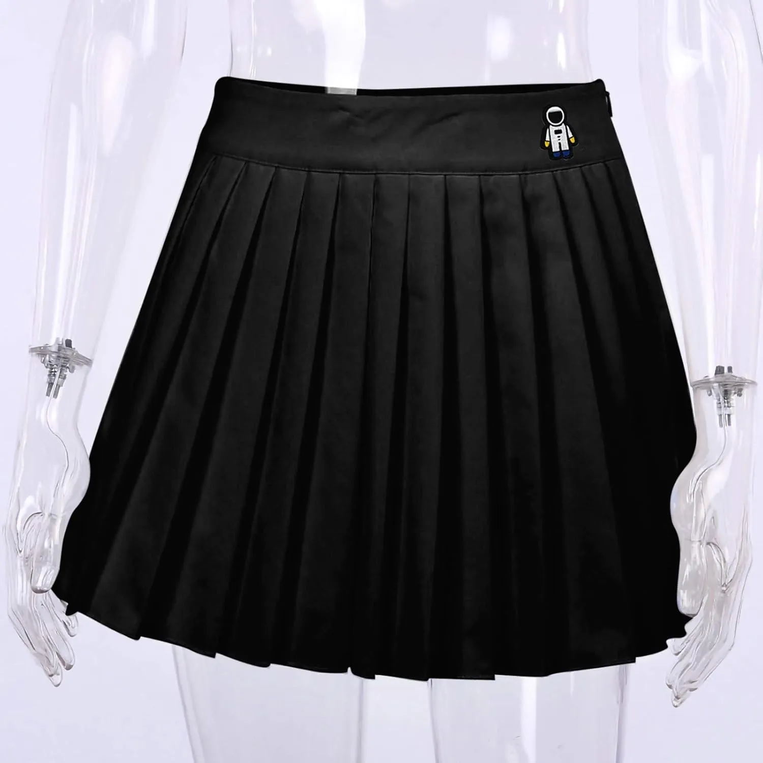 Womens Mini Skirts Pattern Cute Zipper Pleated Skirt Skirt Sexy Women's Sexy Short Thin Side Casual Skirts for