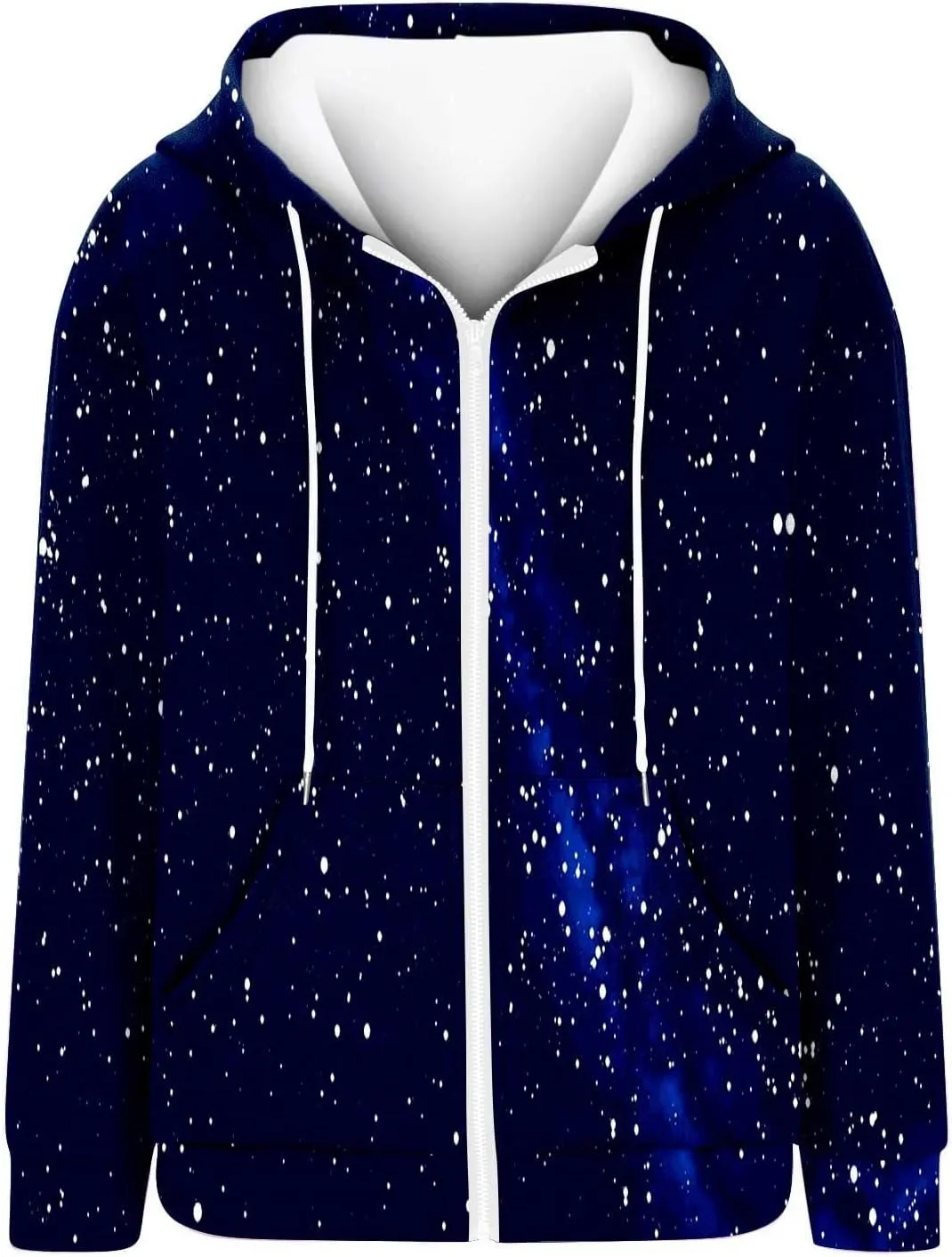 Women's Oversized Hoodies Sweatshirts Casual Full Zip Up Long Sleeve Floral Hooded Jackets 2024 Fall Fashion Outfits