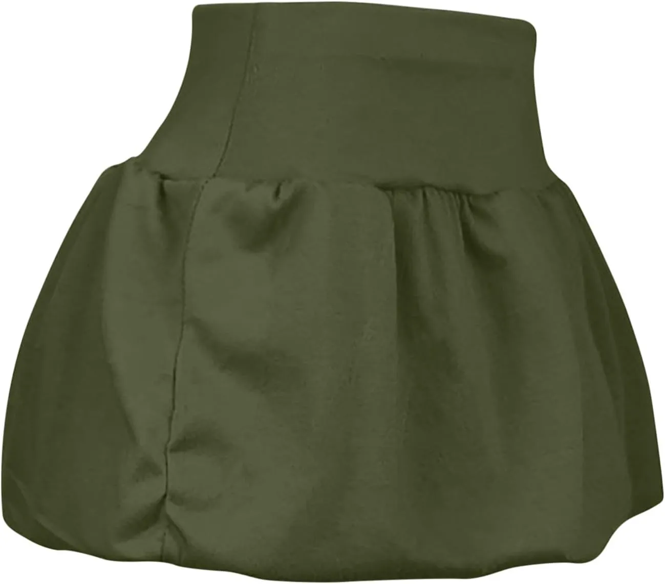 Womens Pleated Bubble Skirt Y2K Elastic High Waisted Puffy Mini Skirts 2025 Summer Casual Streetwear Athletic Dress