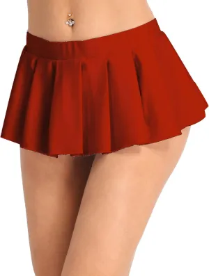 Women's Schoolgirl Cosplay Costome Low Rise Mini Pleated Skirt Party Clubwear Outfits