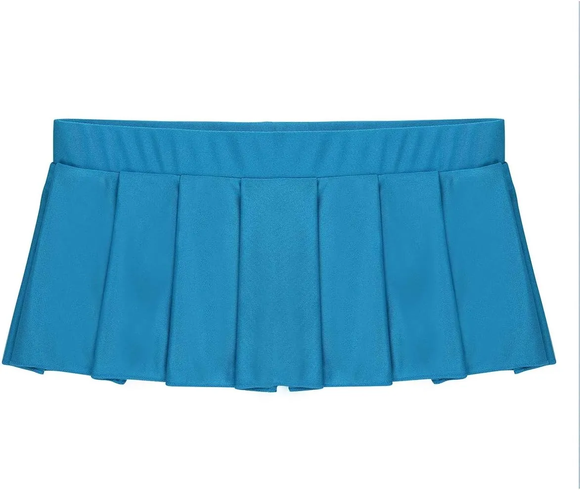 Women's Schoolgirls Sexy Mini Skirt Pleated Skirt Cosplay Costumes Clubwear