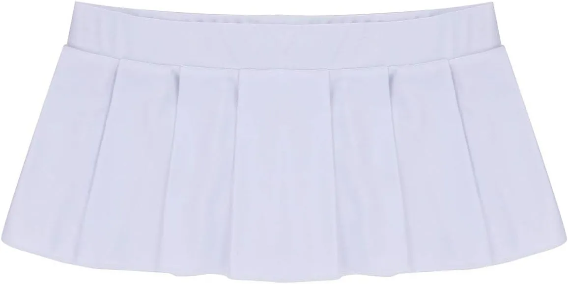 Women's Schoolgirls Sexy Mini Skirt Pleated Skirt Cosplay Costumes Clubwear