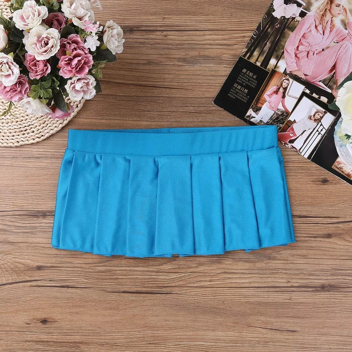 Women's Schoolgirls Sexy Mini Skirt Pleated Skirt Cosplay Costumes Clubwear