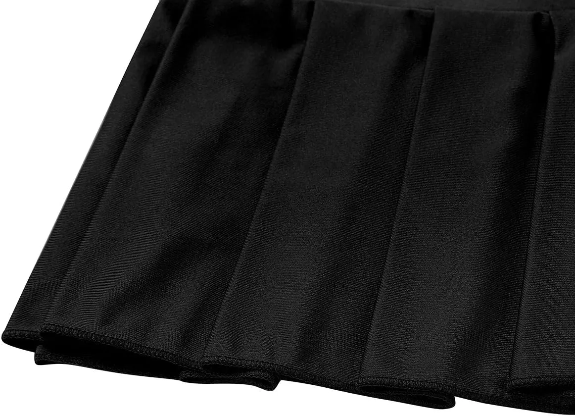 Women's Schoolgirls Sexy Mini Skirt Pleated Skirt Cosplay Costumes Clubwear