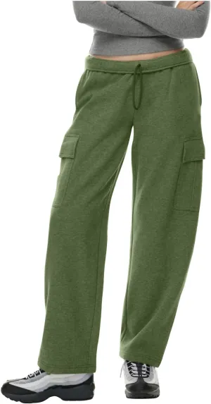 Womens Sweatpants Drawstring High Waisted Bottoms Plus Size Joggers Running Comfy Ski Hiking Pants Trousers