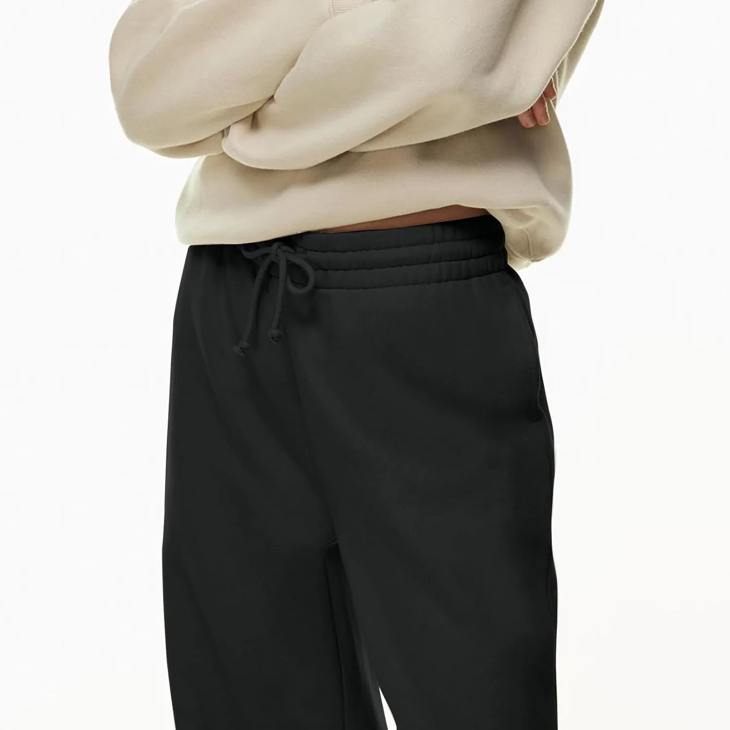 Womens Sweatpants Stretch Bottoms Plus Size Joggers Lounge Cute Thermal Running Loose Fit Pants Trousers