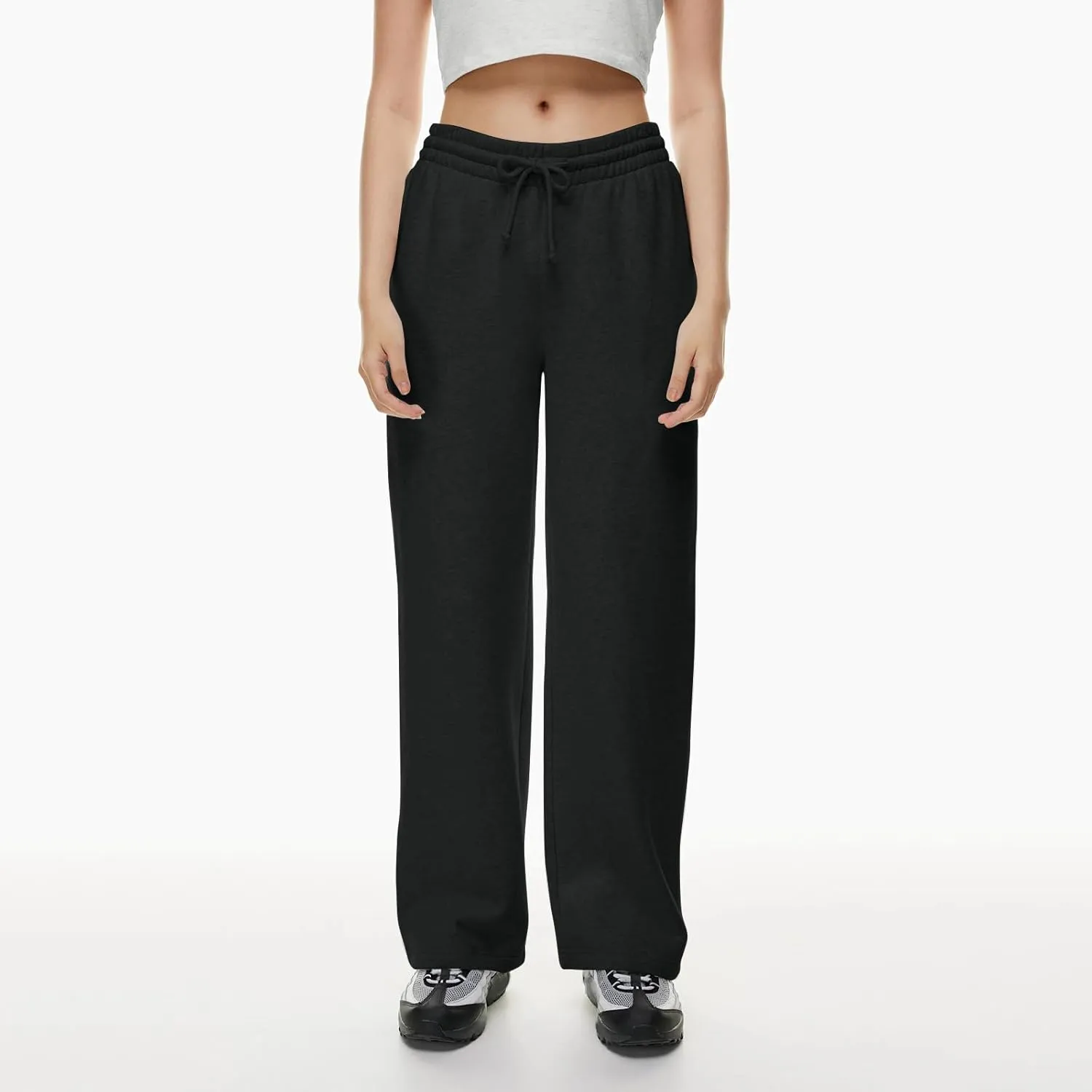 Womens Sweatpants Stretch Bottoms Plus Size Joggers Lounge Cute Thermal Running Loose Fit Pants Trousers