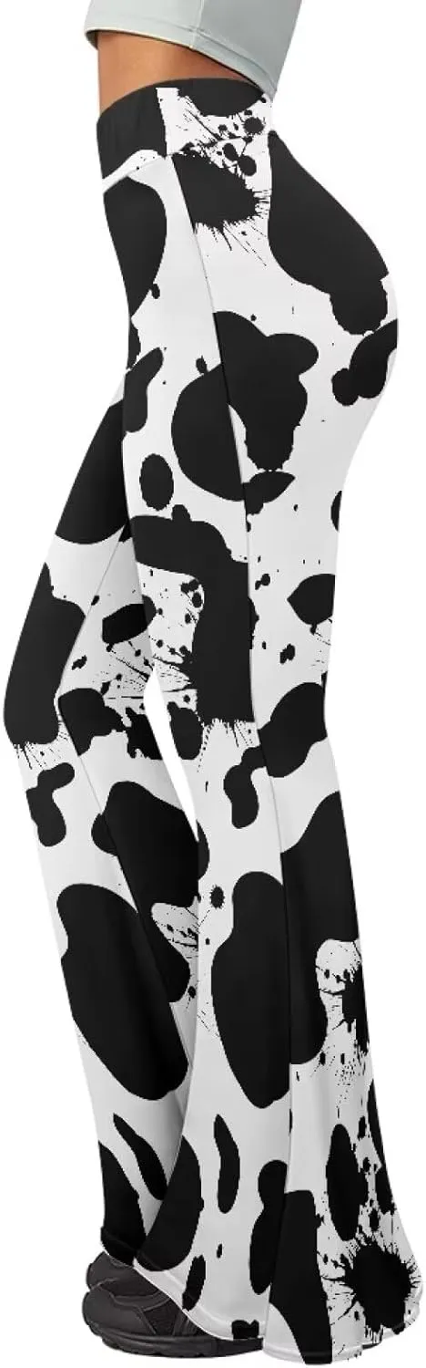 YEXIATODO Flared Yoga Pants for Women Bootleg Yoga Pants Bell Bottom Pants Soft Flared Leggings Hippie Pants Tights