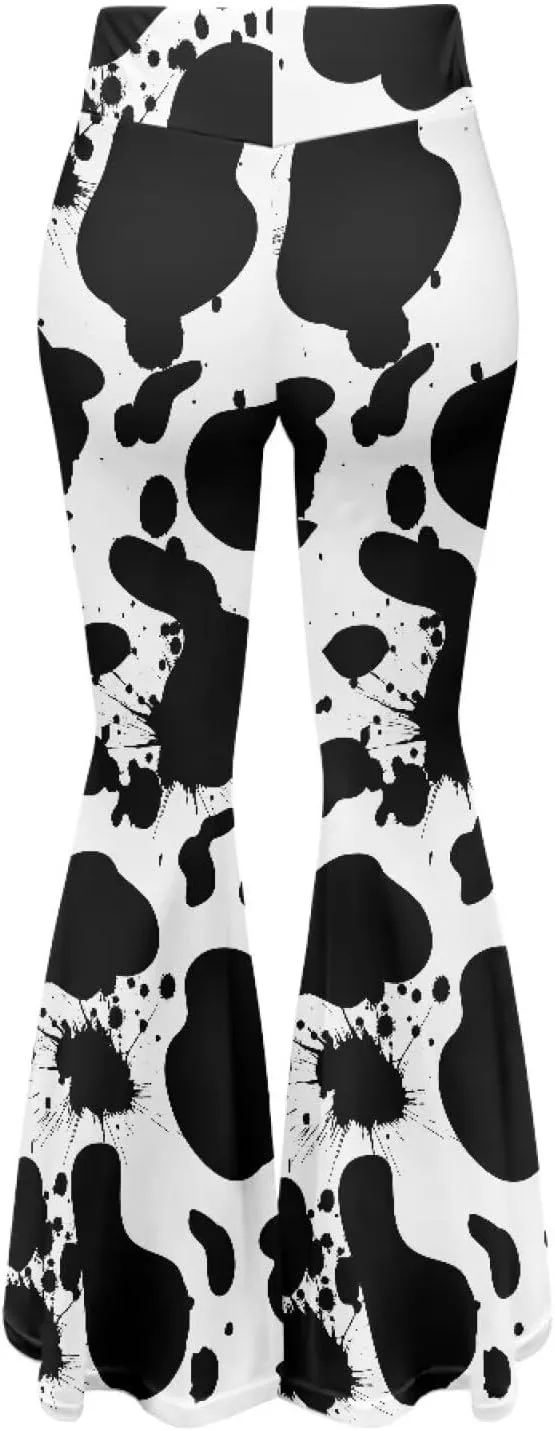 YEXIATODO Flared Yoga Pants for Women Bootleg Yoga Pants Bell Bottom Pants Soft Flared Leggings Hippie Pants Tights