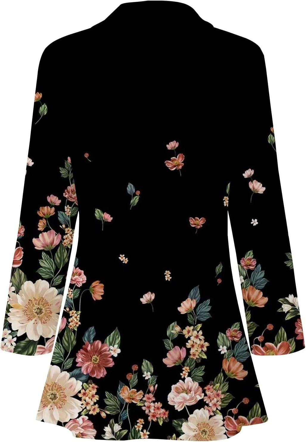 ZEFOTIM Blazers for Women Print Light Weight Trendy Trench Coats Ladies Work Professional Fashion Casual Jackets